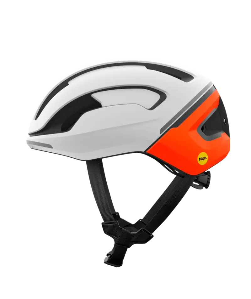 POC Helmet Hydrogen White/Fluorescent Orange Matt / S/50-56cm Omne Beacon MIPS