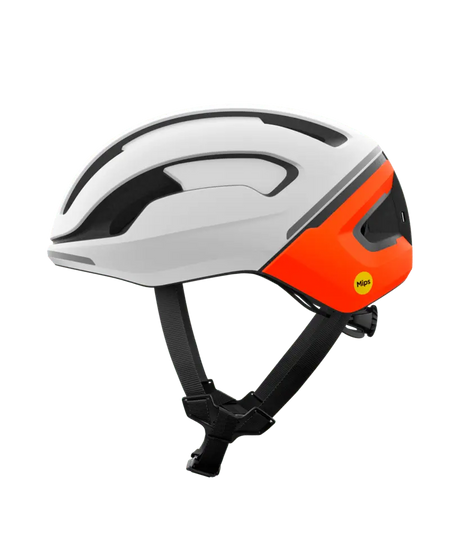 POC Helmet Hydrogen White/Fluorescent Orange Matt / S/50-56cm Omne Beacon MIPS