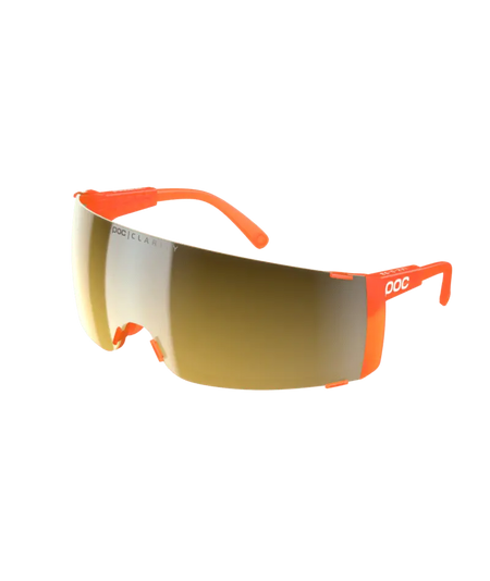 POC Sunglasses Fluorescent Orange Translucent/Clarity Road/Sunny Gold / One Size Propel