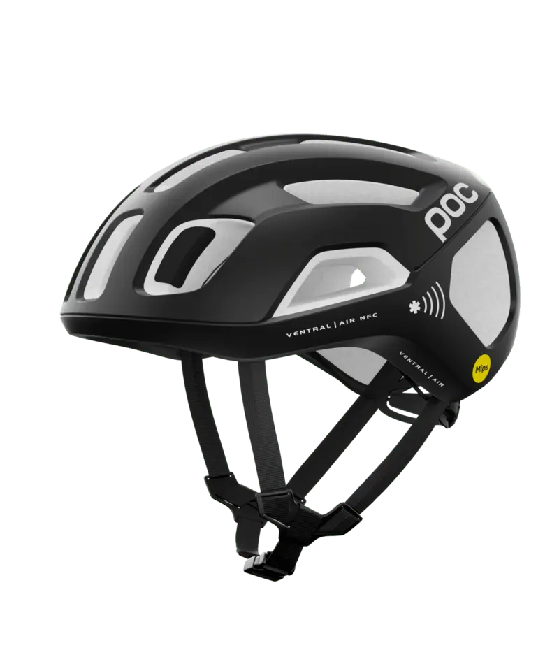 POC Helmet Uranium Black/Hydrogen White Matt / S/50-56cm Ventral Air MIPS NFC