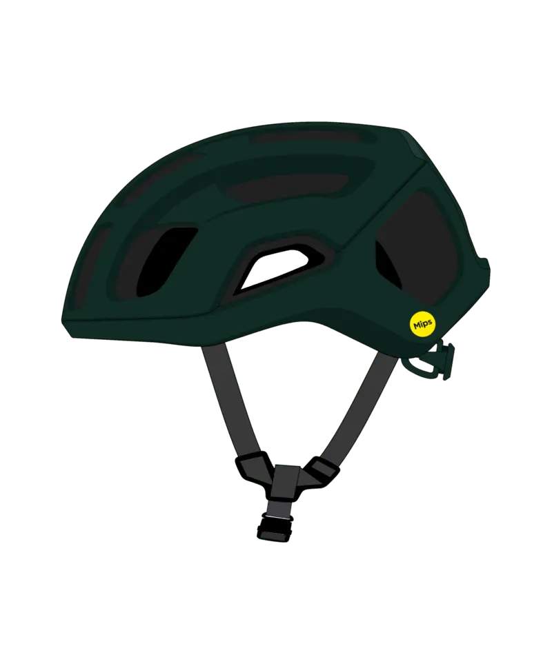 POC Helmet Pargasite Green Matt / S/55-58 Ventral Air WF MIPS