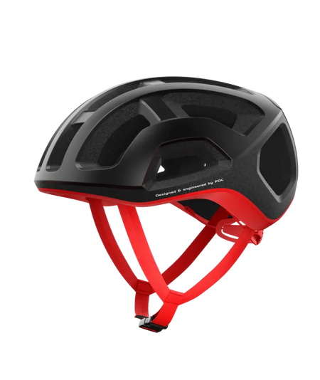 POC Helmet Uranium Black/Prismane Red Matt / S/50-56cm Ventral Lite