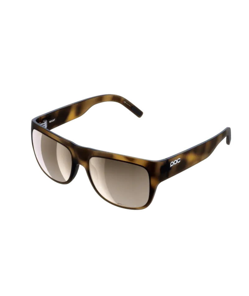 POC Sunglasses Tortoise Brown/Clarity Trail/Partly Sunny Silver / One Size Want