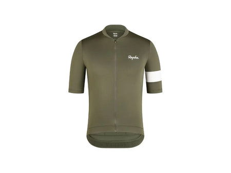 RAPHA Short Sleeve Jersey Rapha Core Cycling Jersey Olive Green