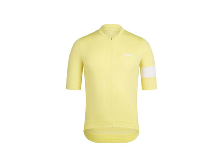 RAPHA Short Sleeve Jersey Rapha Core Cycling Jersey Yellow/White