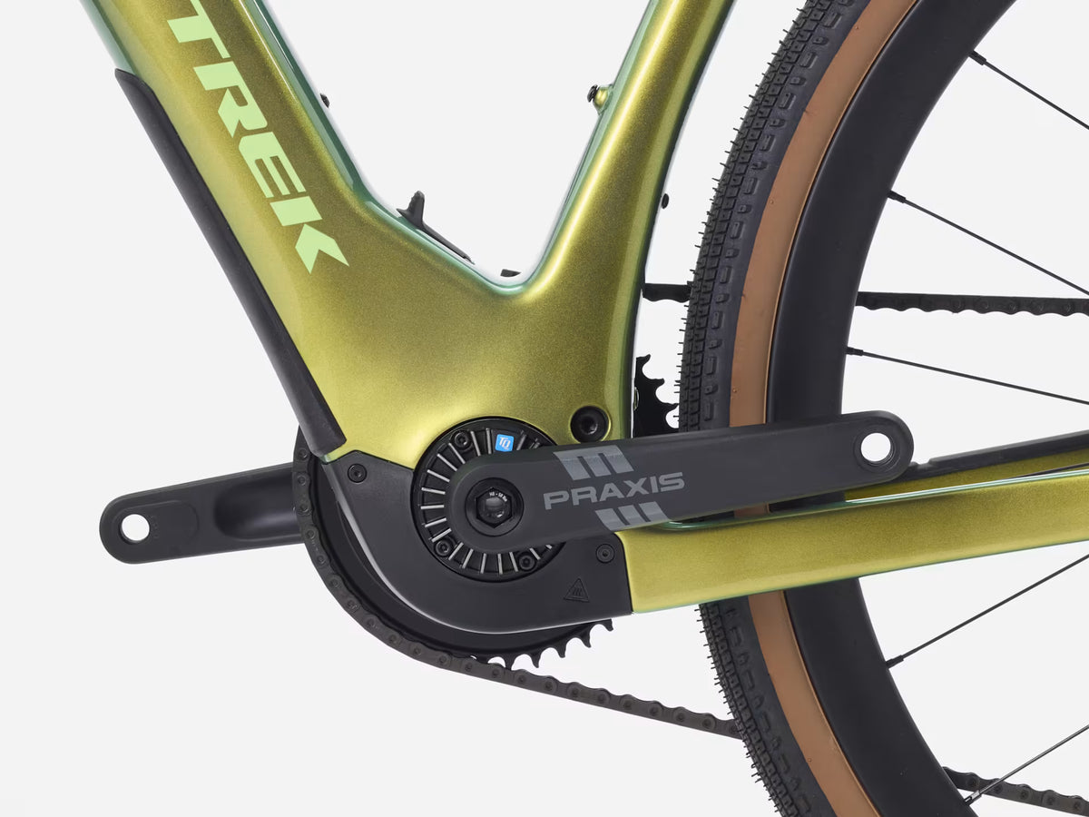 RAM AXS drivetrain close-up on Trek Checkpoint+ SL 7 AXS