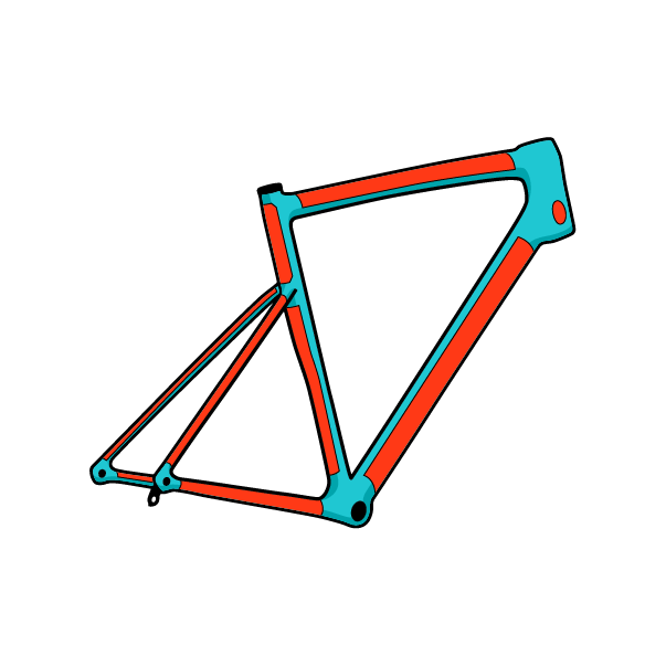RideWrap Bike Protection RideWrap COVERED Gravel & Road Frame Protection
