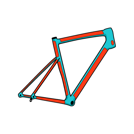 RideWrap Bike Protection RideWrap COVERED Gravel & Road Frame Protection