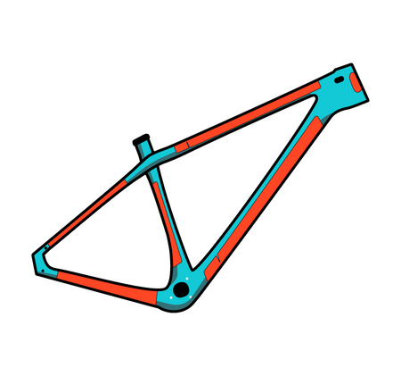 RideWrap Bike Protection RideWrap COVERED MTB Frame Protection Hardtail