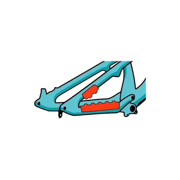 RideWrap Bike Protection RideWrap VHS V-3 Chain Sound Dampener