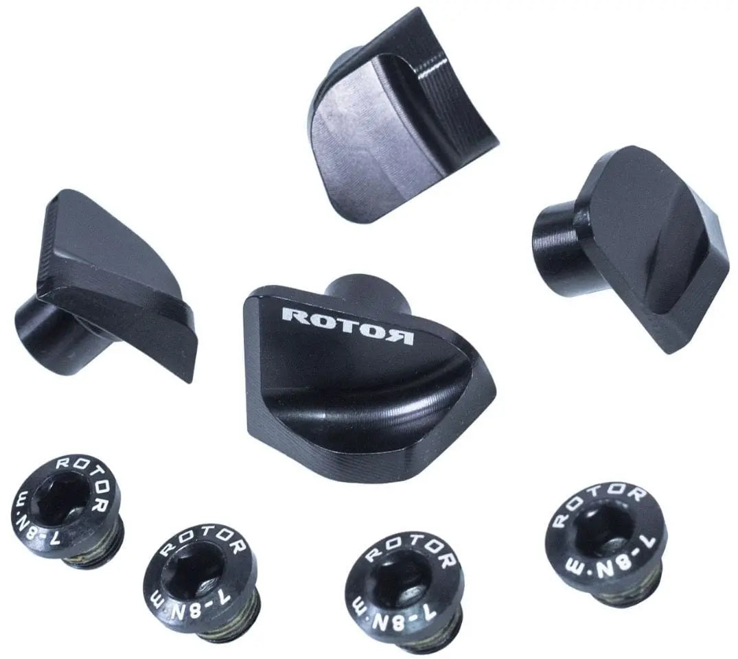 Rotor Chainring Bolts ULTEGRA 8100 SHIMANO COVER BOLT SET 110X4 BLACK
