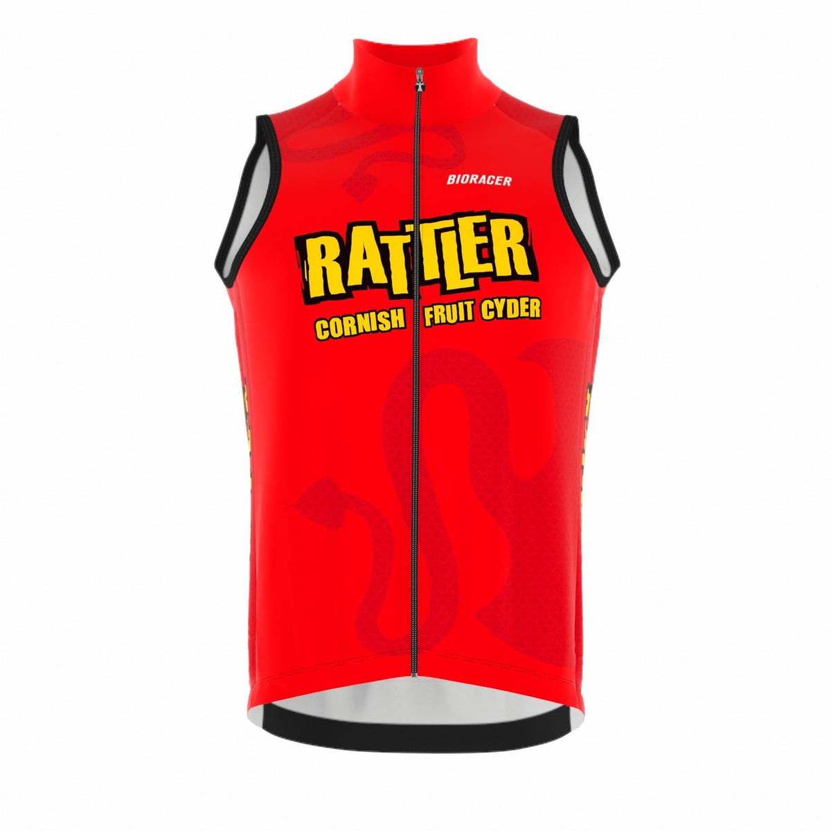 Saint Piran Service Course Gilet Berry Rattler - Gilet High Collar