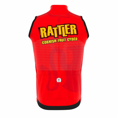 Saint Piran Service Course Gilet Berry Rattler - Gilet High Collar