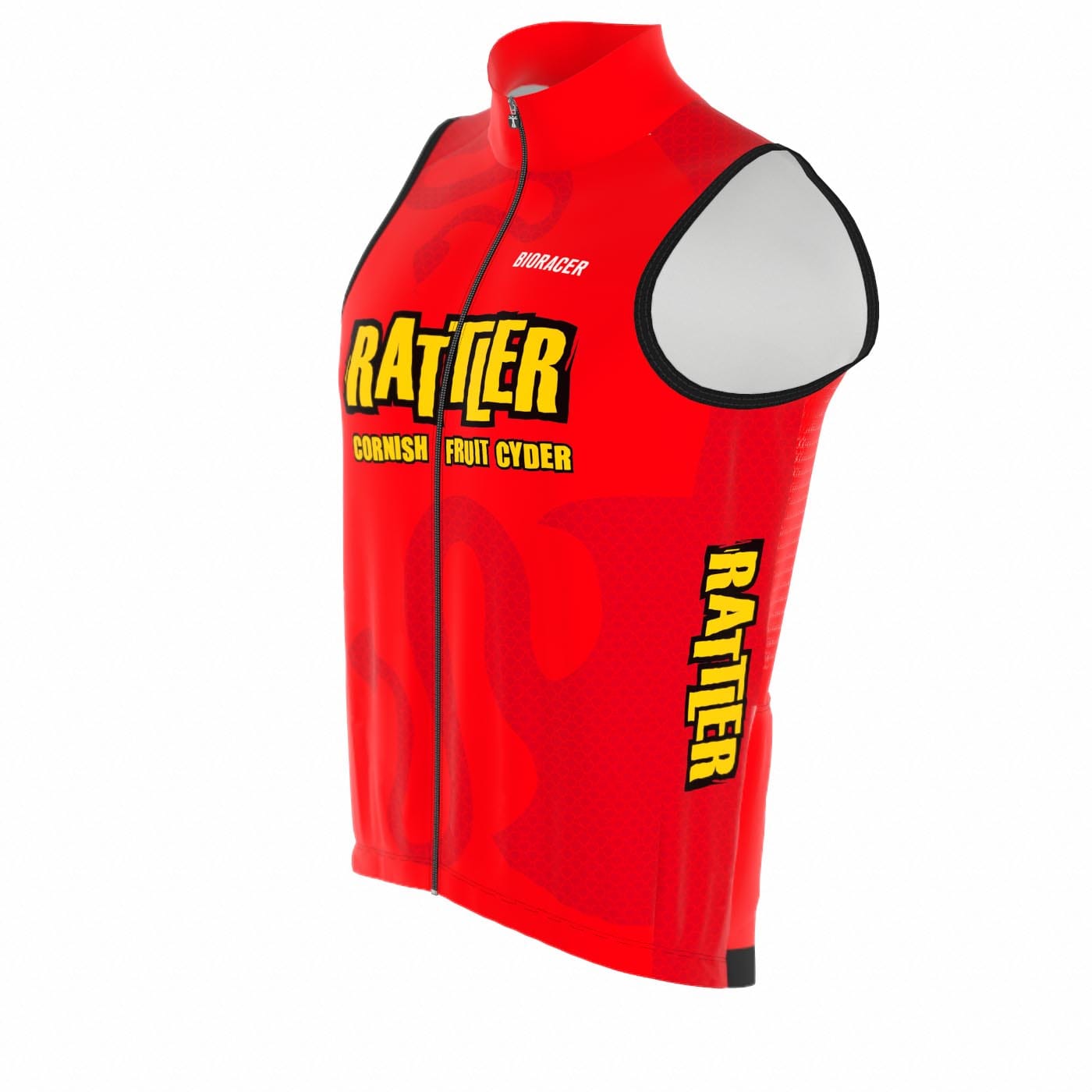 Saint Piran Service Course Gilet Berry Rattler - Gilet High Collar