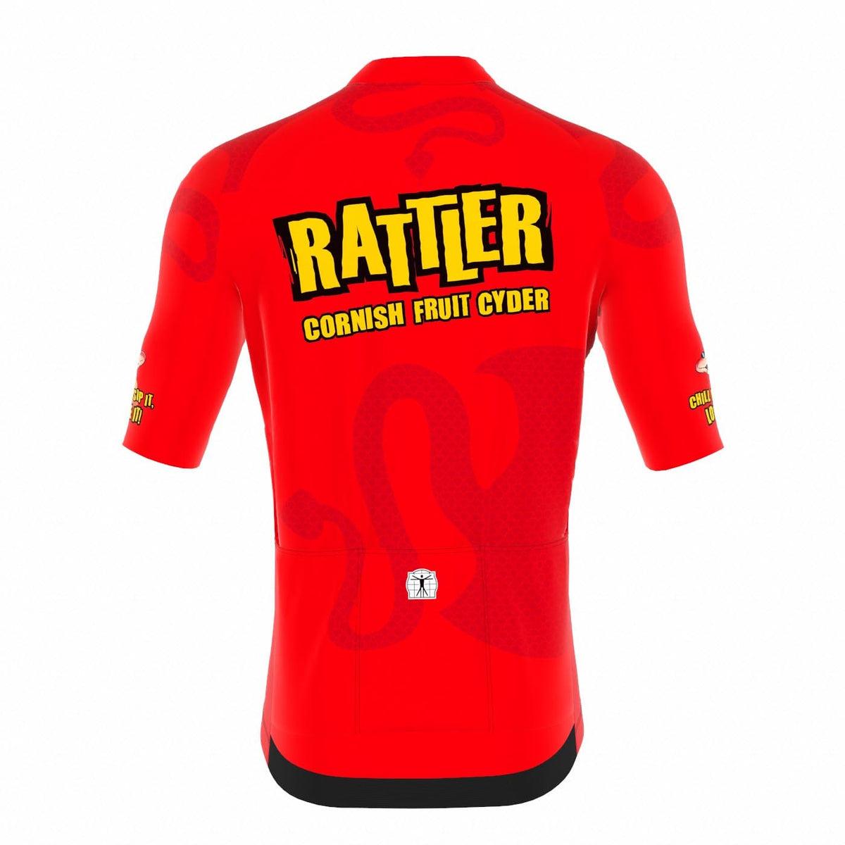 Saint Piran Service Course Short Sleeve Jersey Berry Rattler Jersey - Icon SS