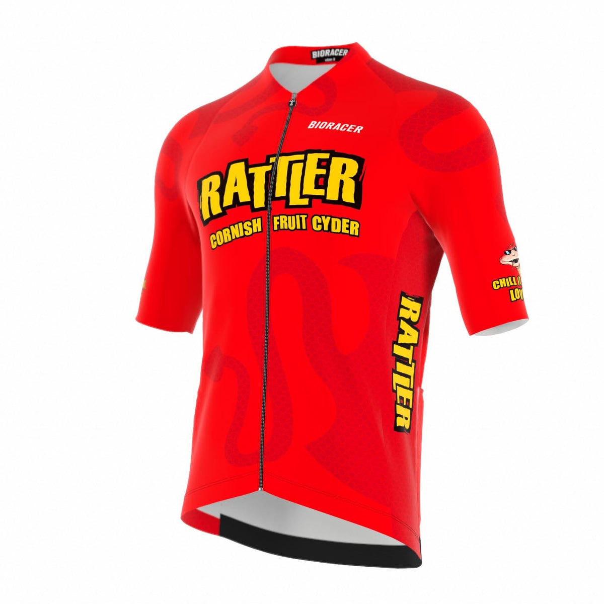 Saint Piran Service Course Short Sleeve Jersey Berry Rattler Jersey - Icon SS