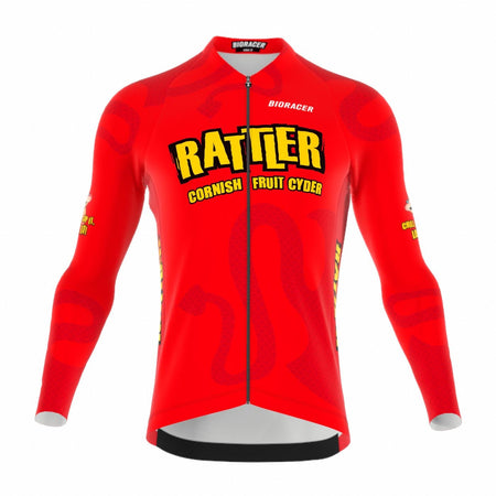 Saint Piran Service Course long Sleeve Jersey Berry Rattler Long Sleeve Cycling Jersey