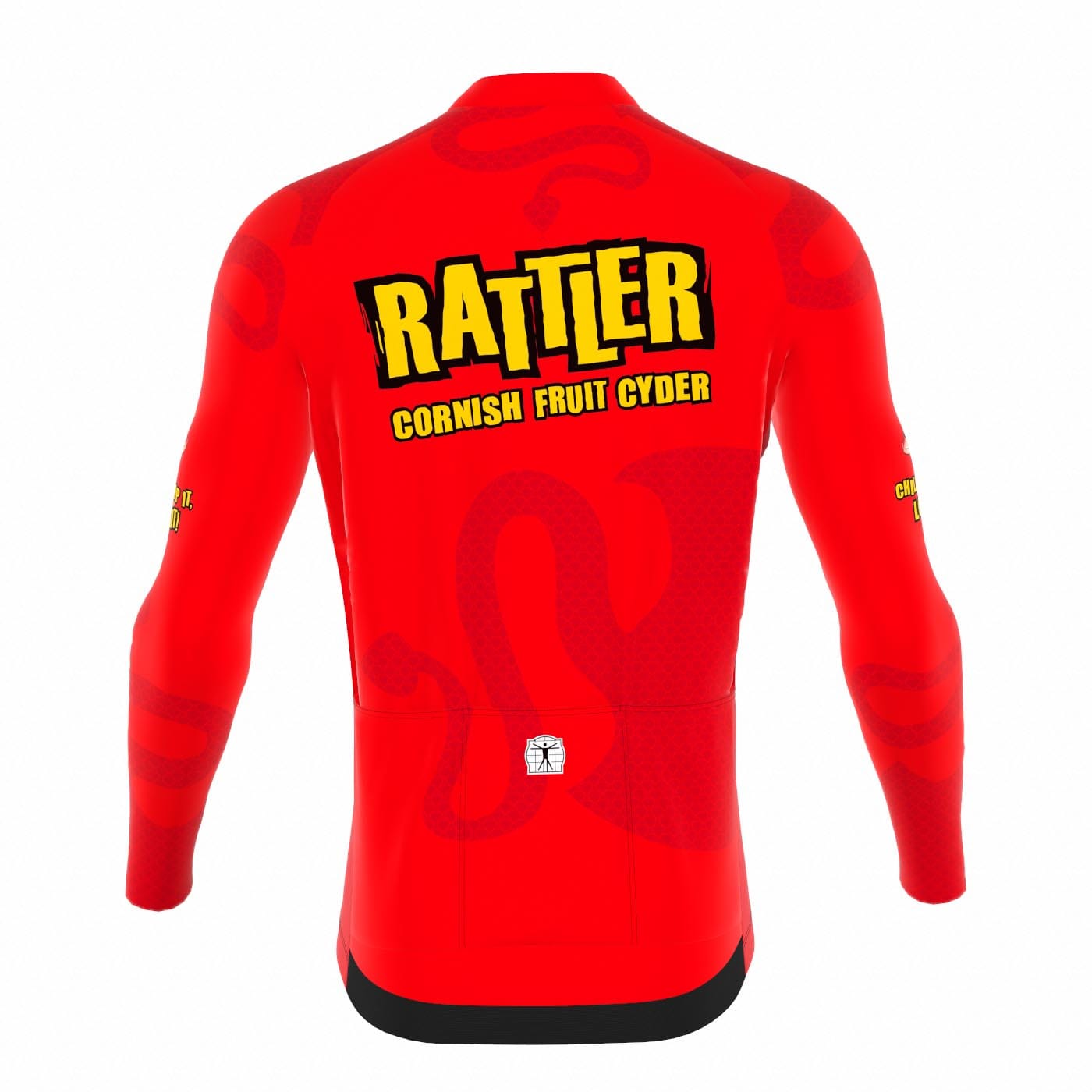 Saint Piran Service Course long Sleeve Jersey Berry Rattler Long Sleeve Cycling Jersey