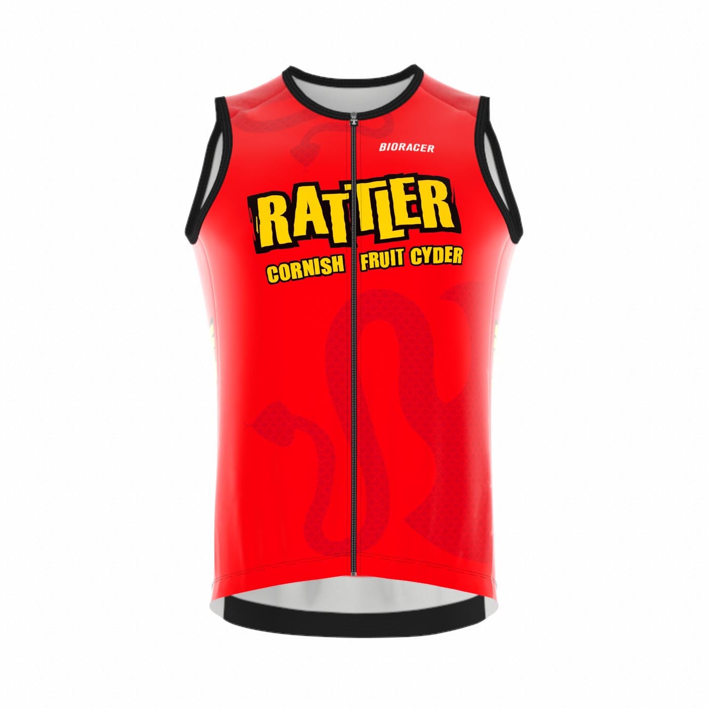 Saint Piran Service Course Gilet Berry Rattler - Wind Gilet Low Neck