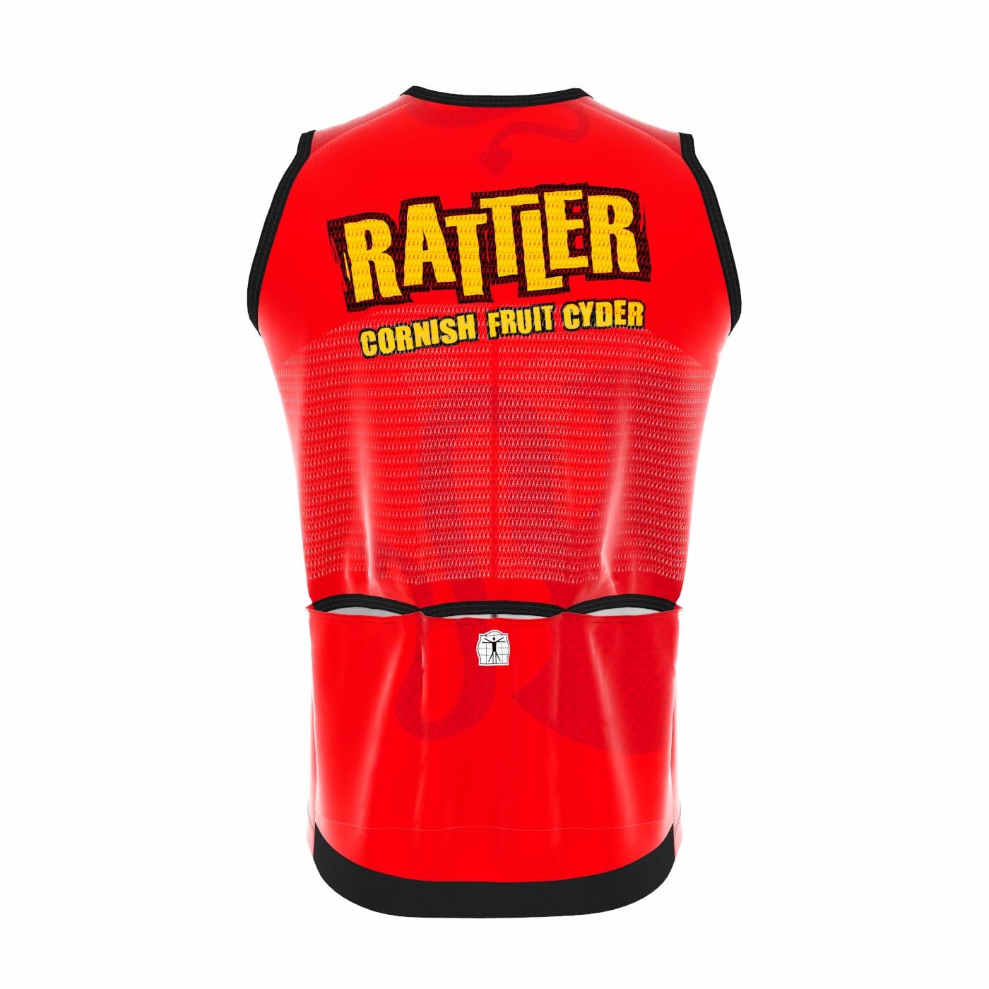 Saint Piran Service Course Gilet Berry Rattler - Wind Gilet Low Neck