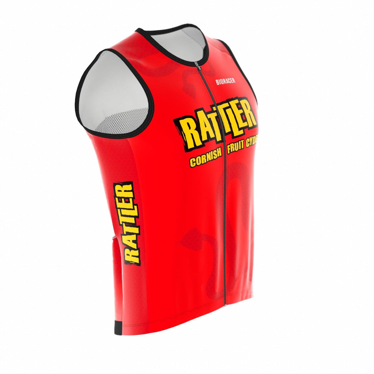 Saint Piran Service Course Gilet Berry Rattler - Wind Gilet Low Neck