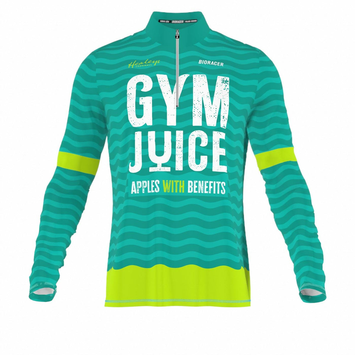 Saint Piran Service Course long Sleeve Jersey Healeys Gym Juice - Athletics Thermal Long Sleeve Shirt