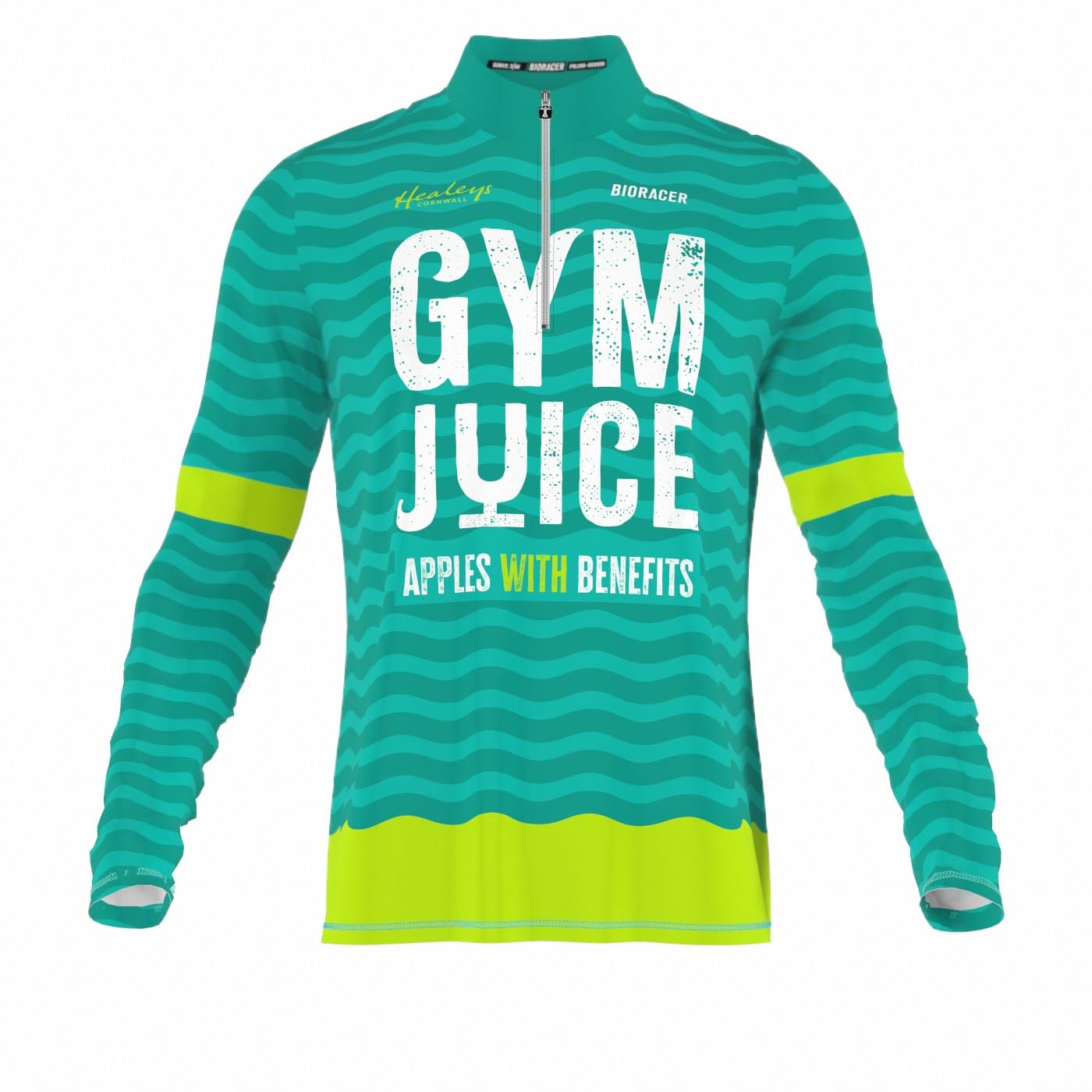 Saint Piran Service Course long Sleeve Jersey Healeys Gym Juice - Athletics Thermal Long Sleeve Shirt