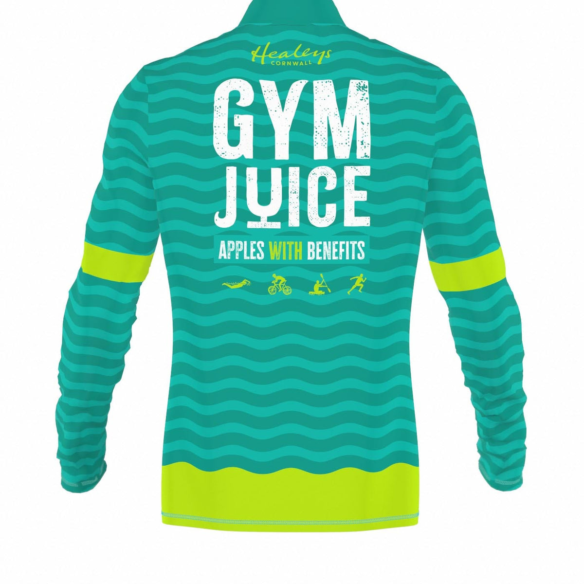 Saint Piran Service Course long Sleeve Jersey Healeys Gym Juice - Athletics Thermal Long Sleeve Shirt