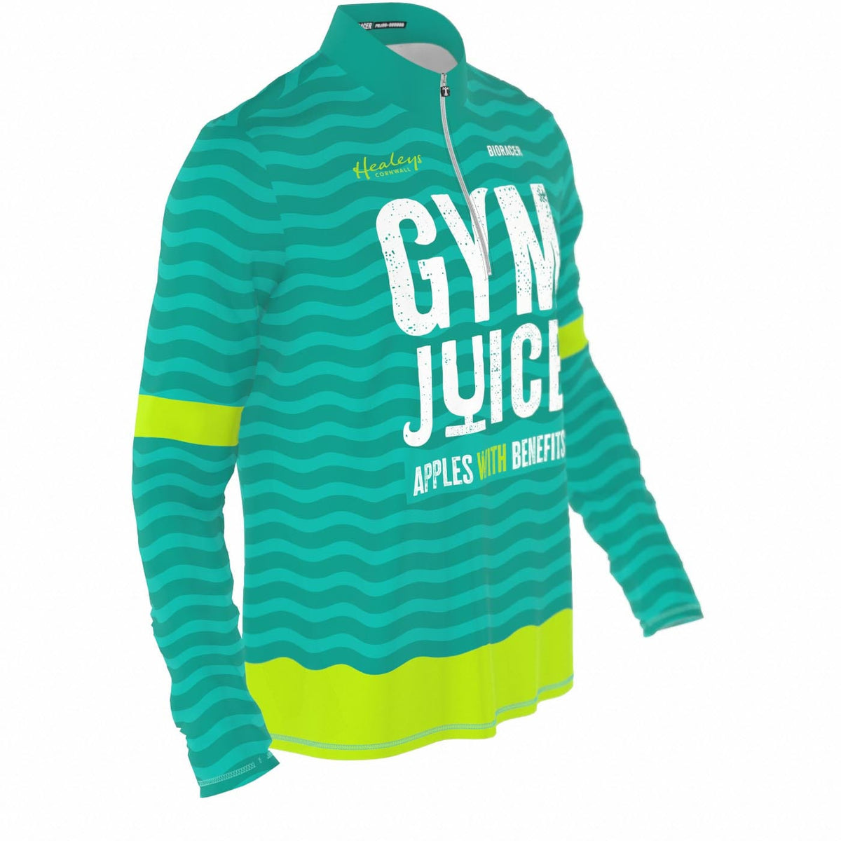 Saint Piran Service Course long Sleeve Jersey Healeys Gym Juice - Athletics Thermal Long Sleeve Shirt