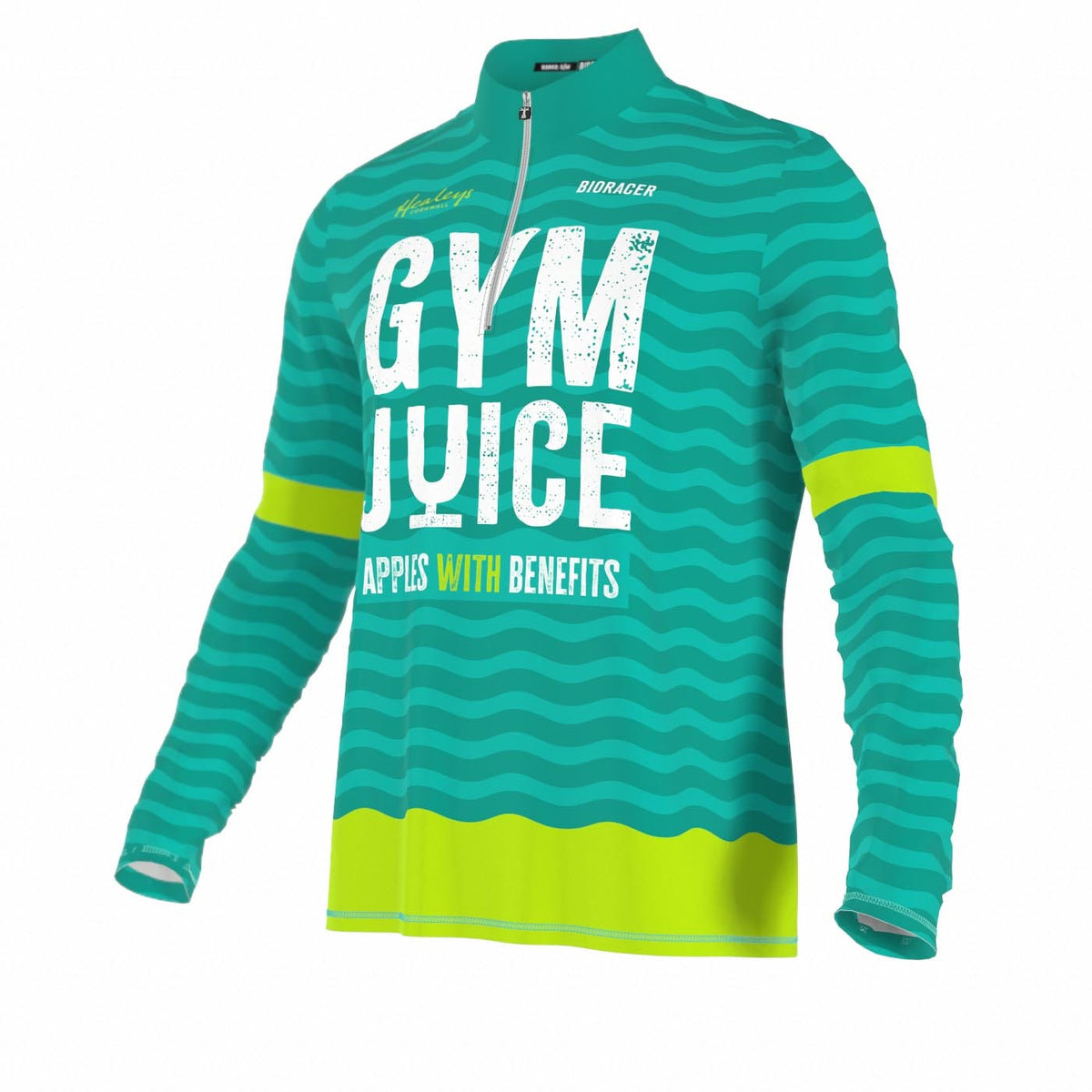 Saint Piran Service Course long Sleeve Jersey Healeys Gym Juice - Athletics Thermal Long Sleeve Shirt