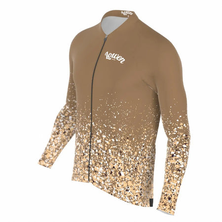 Saint Piran Service Course long Sleeve Jersey Lowen - Mocha Icon Long Sleeve Jersey