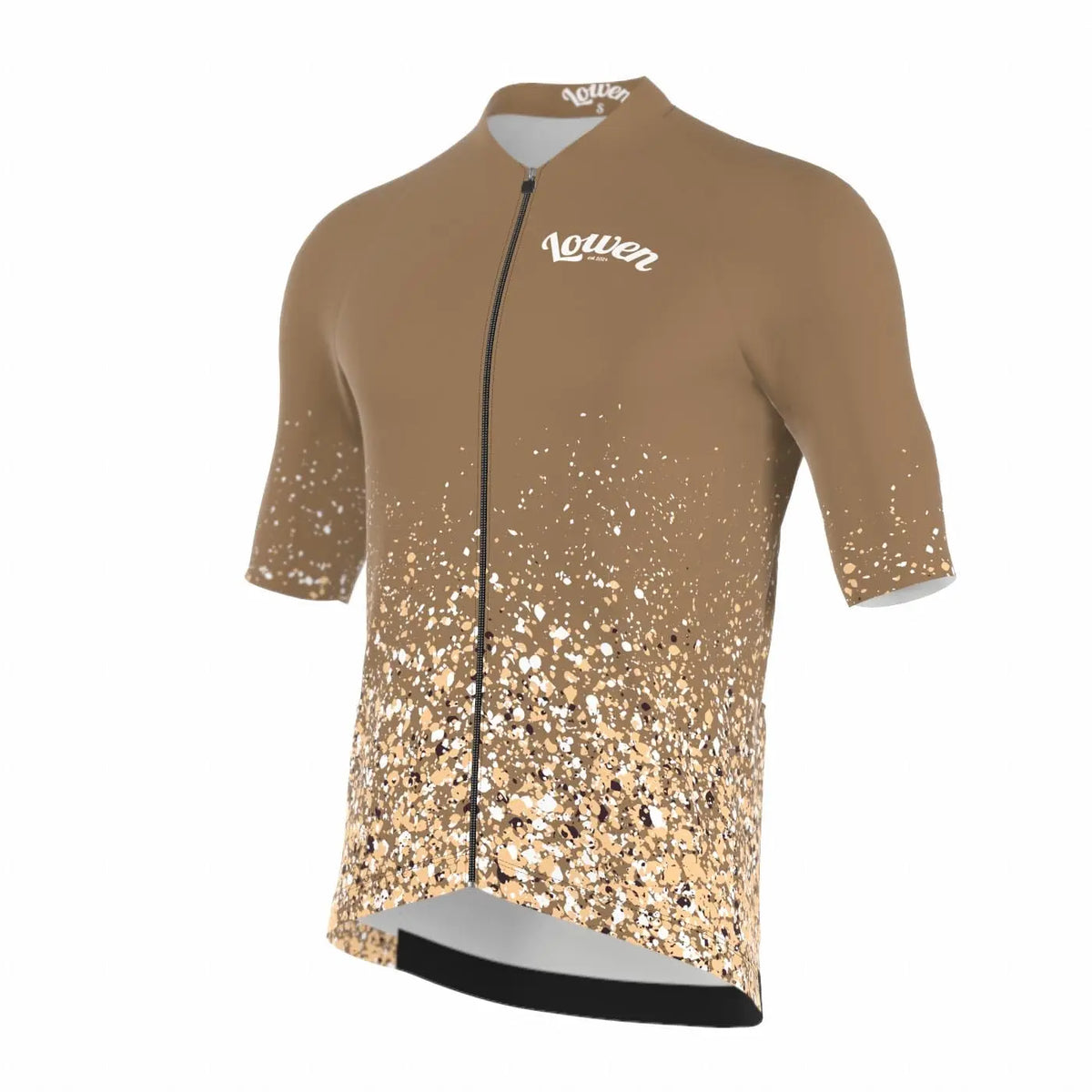 Saint Piran Service Course Short Sleeve Jersey Lowen - Mocha Icon Short Sleeve Jersey