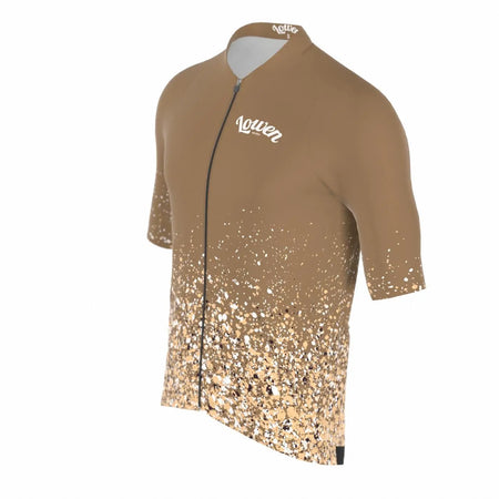 Saint Piran Service Course Short Sleeve Jersey Lowen - Mocha Icon Short Sleeve Jersey