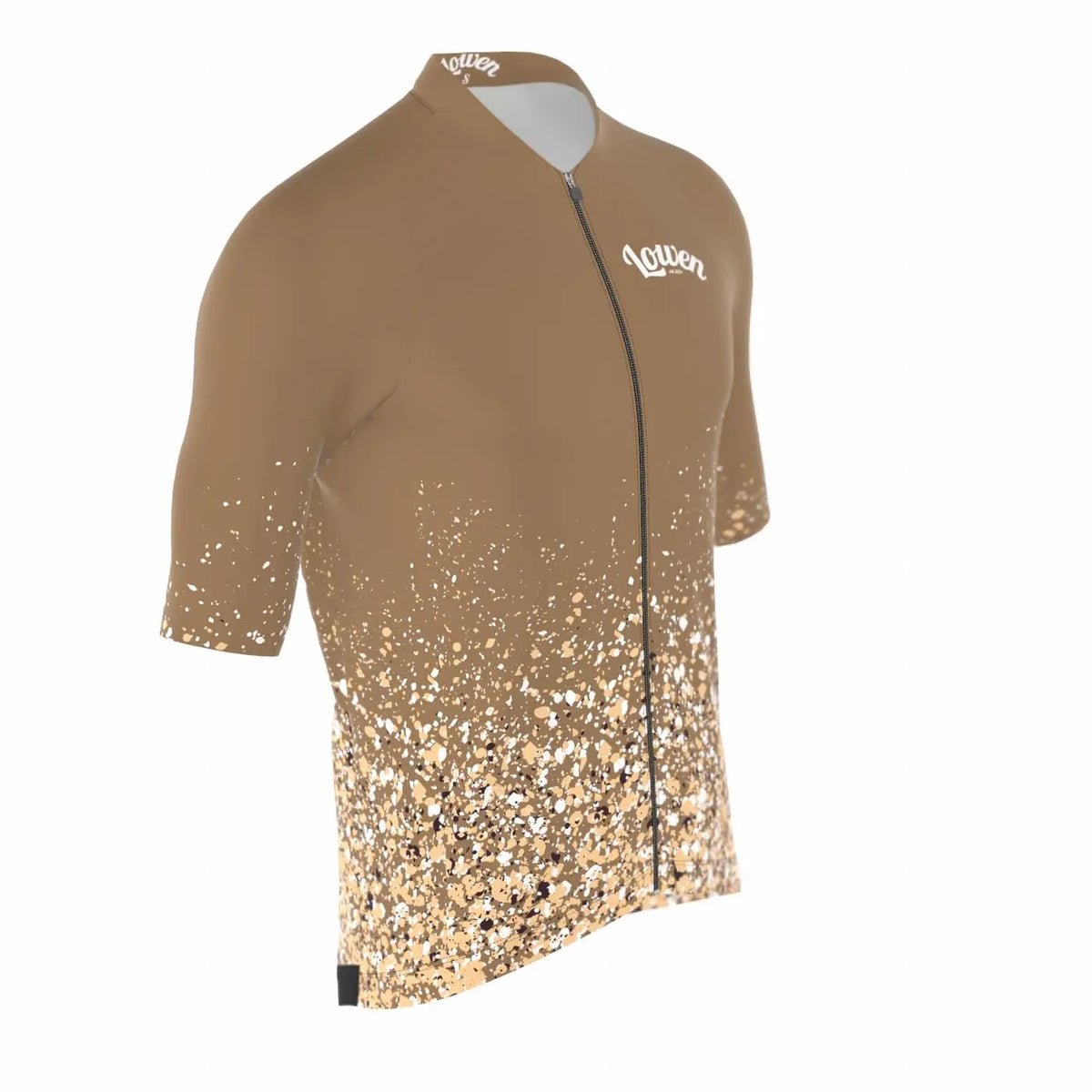 Saint Piran Service Course Short Sleeve Jersey Lowen - Mocha Icon Short Sleeve Jersey