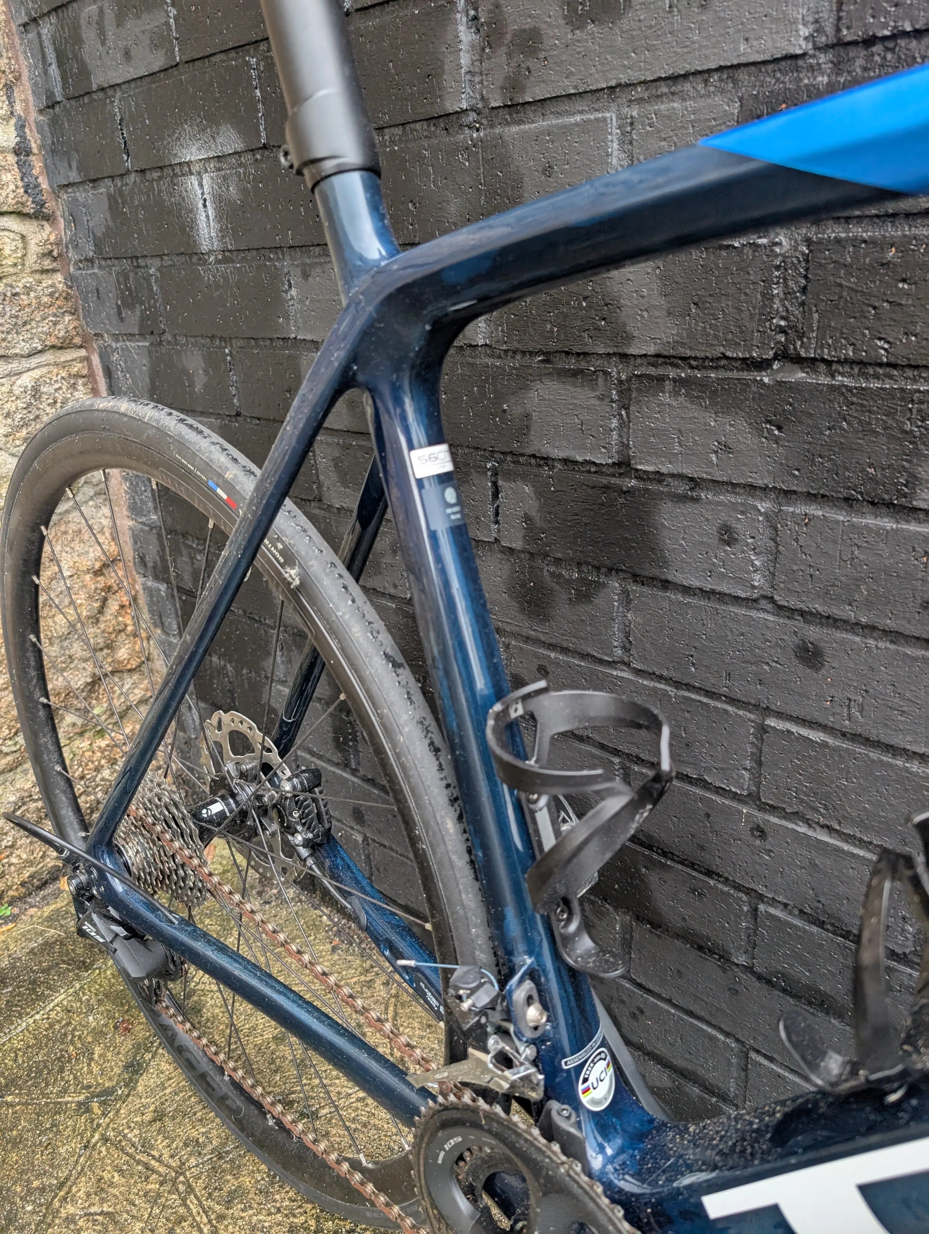 Preloved Trek Emonda SL Disc Brake 56cm Road Bike Saint Piran Service Course