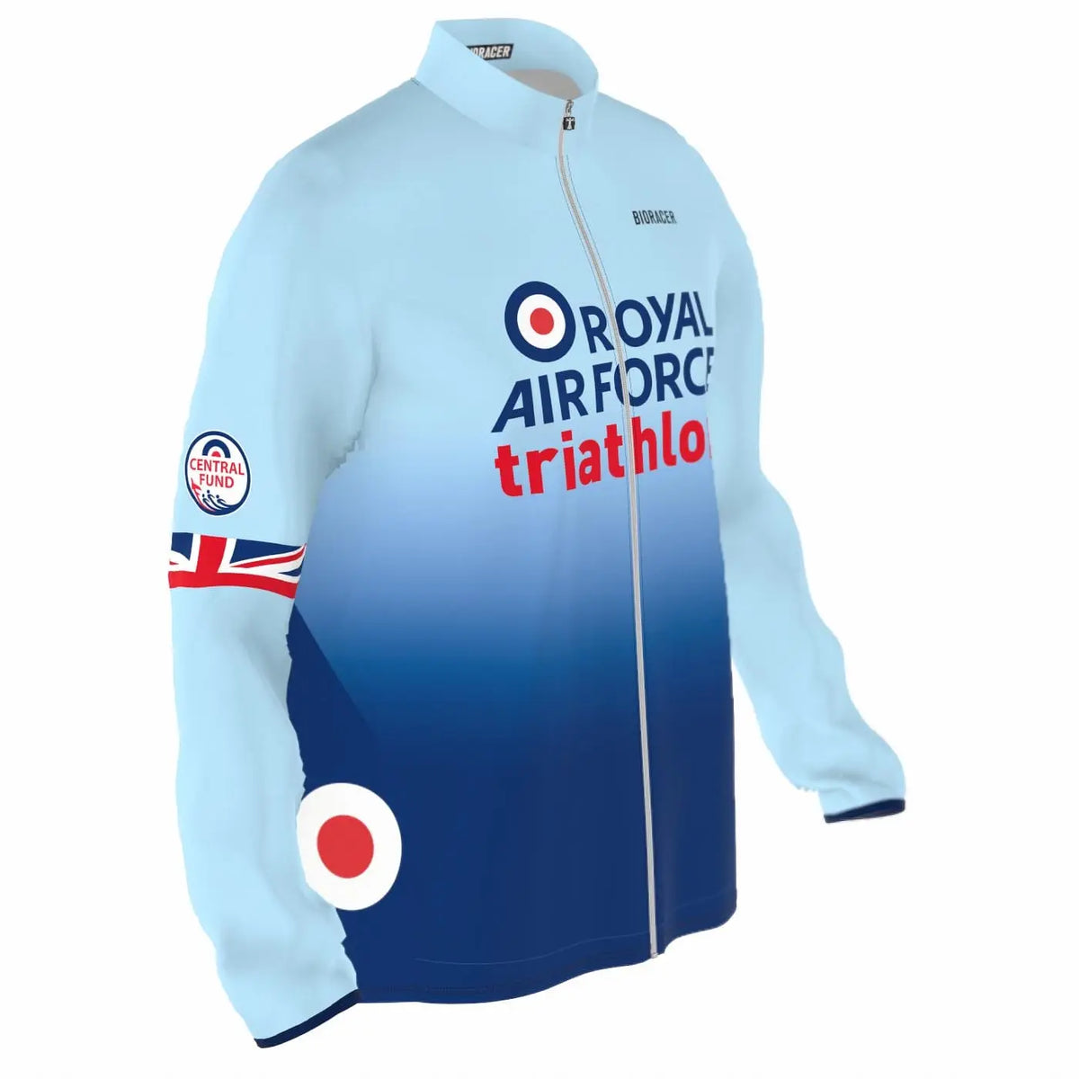 Saint Piran Service Course sports RAF Triathlon Kit - Athletics Rain Jacket