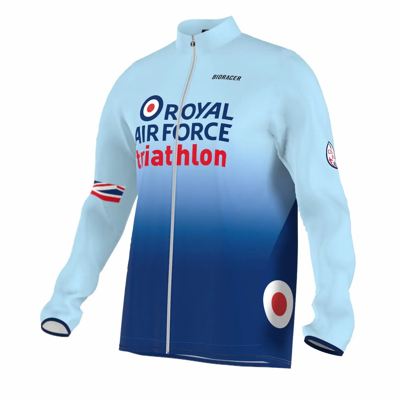 Saint Piran Service Course sports RAF Triathlon Kit - Athletics Rain Jacket