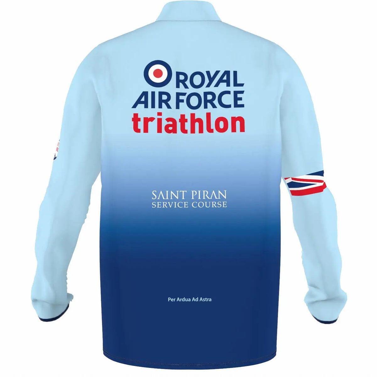 Saint Piran Service Course sports RAF Triathlon Kit - Athletics Rain Jacket