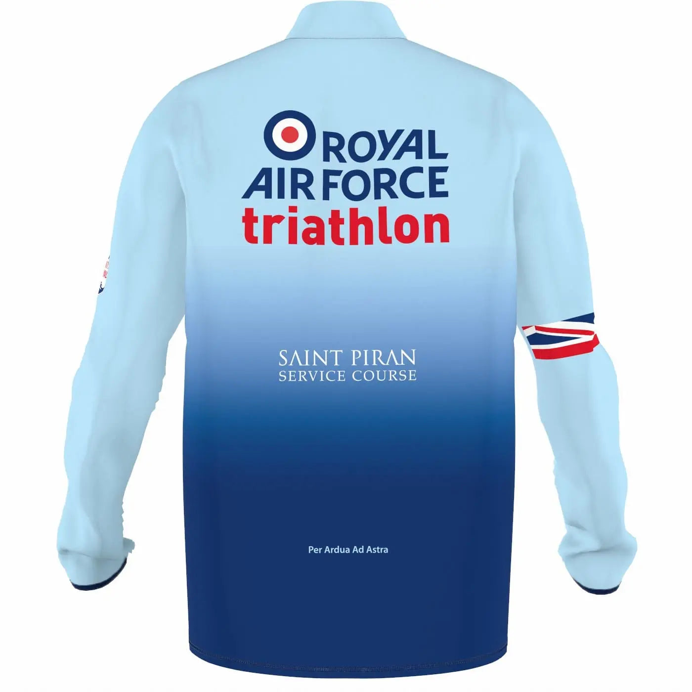 Saint Piran Service Course sports RAF Triathlon Kit - Athletics Rain Jacket