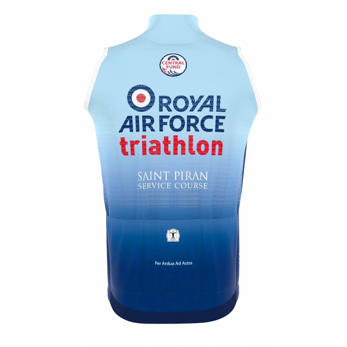 Saint Piran Service Course Gilet RAF Triathlon Kit - Gilet High Collar