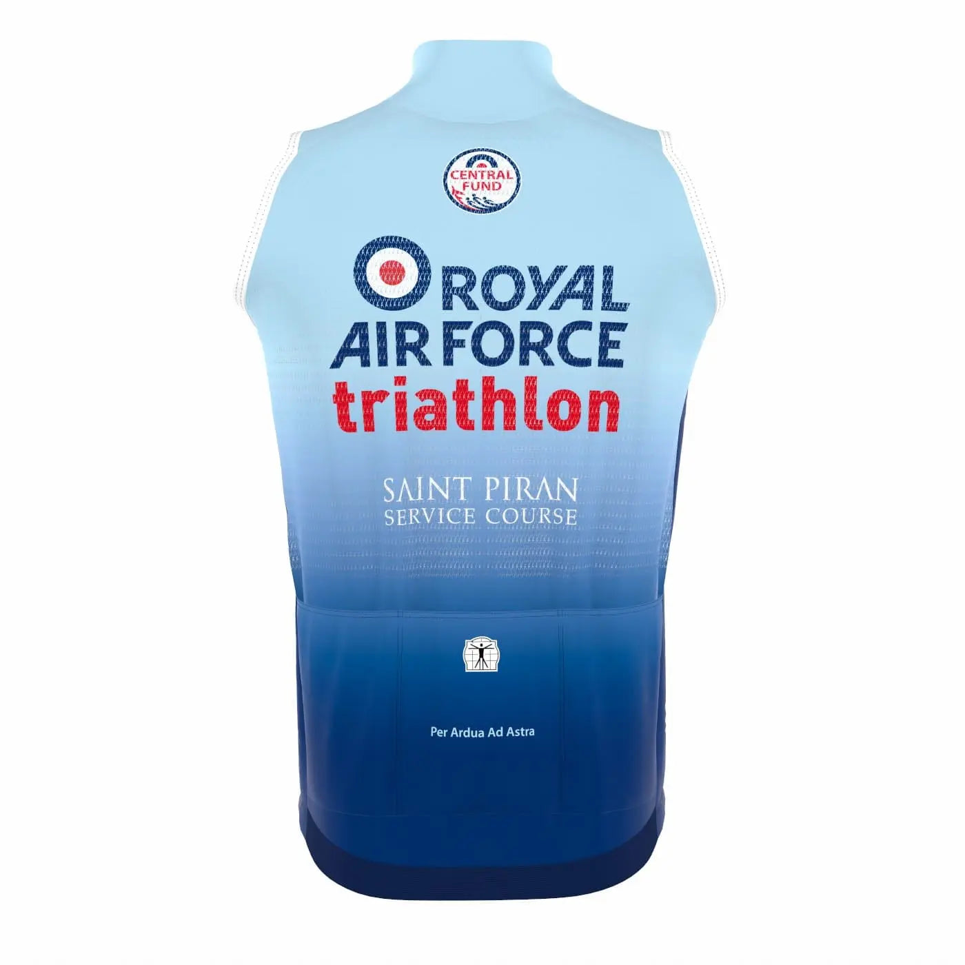 Saint Piran Service Course Gilet RAF Triathlon Kit - Gilet High Collar