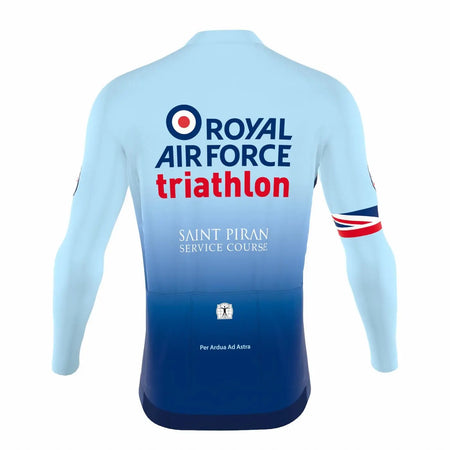 Saint Piran Service Course long Sleeve Jersey RAF Triathlon Long Sleeve Cycling Jersey