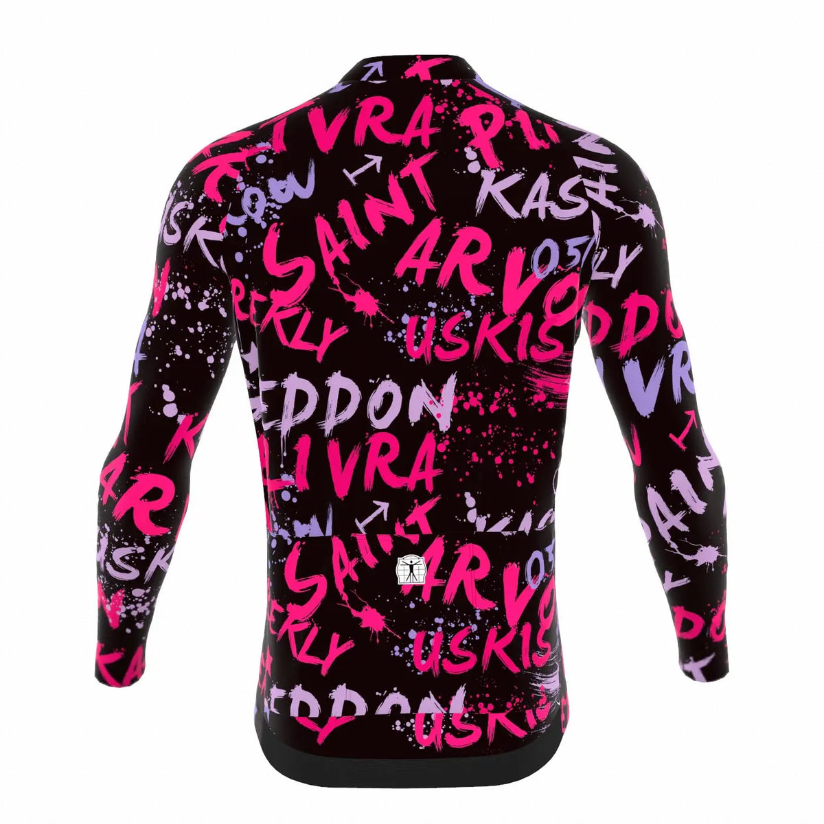 Saint Piran Geddon Pink Long Sleeve Cycling Jersey Saint Piran Service Course