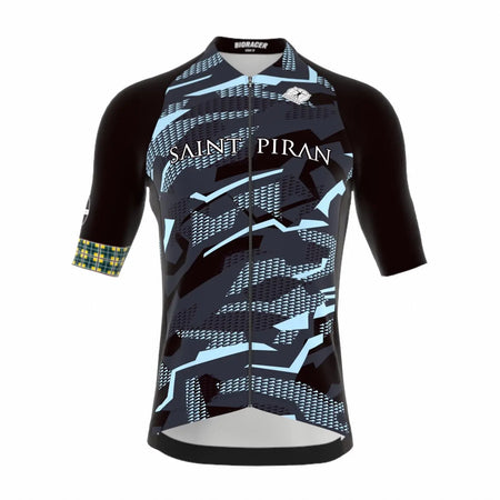 Saint Piran Service Course Icon Short Sleeve Jersey Saint Piran Gravel Jersey 'Blue'