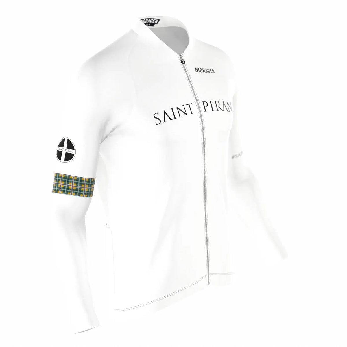 Saint Piran Service Course long Sleeve Jersey Saint Piran 'OG' White Long Sleeve Jersey