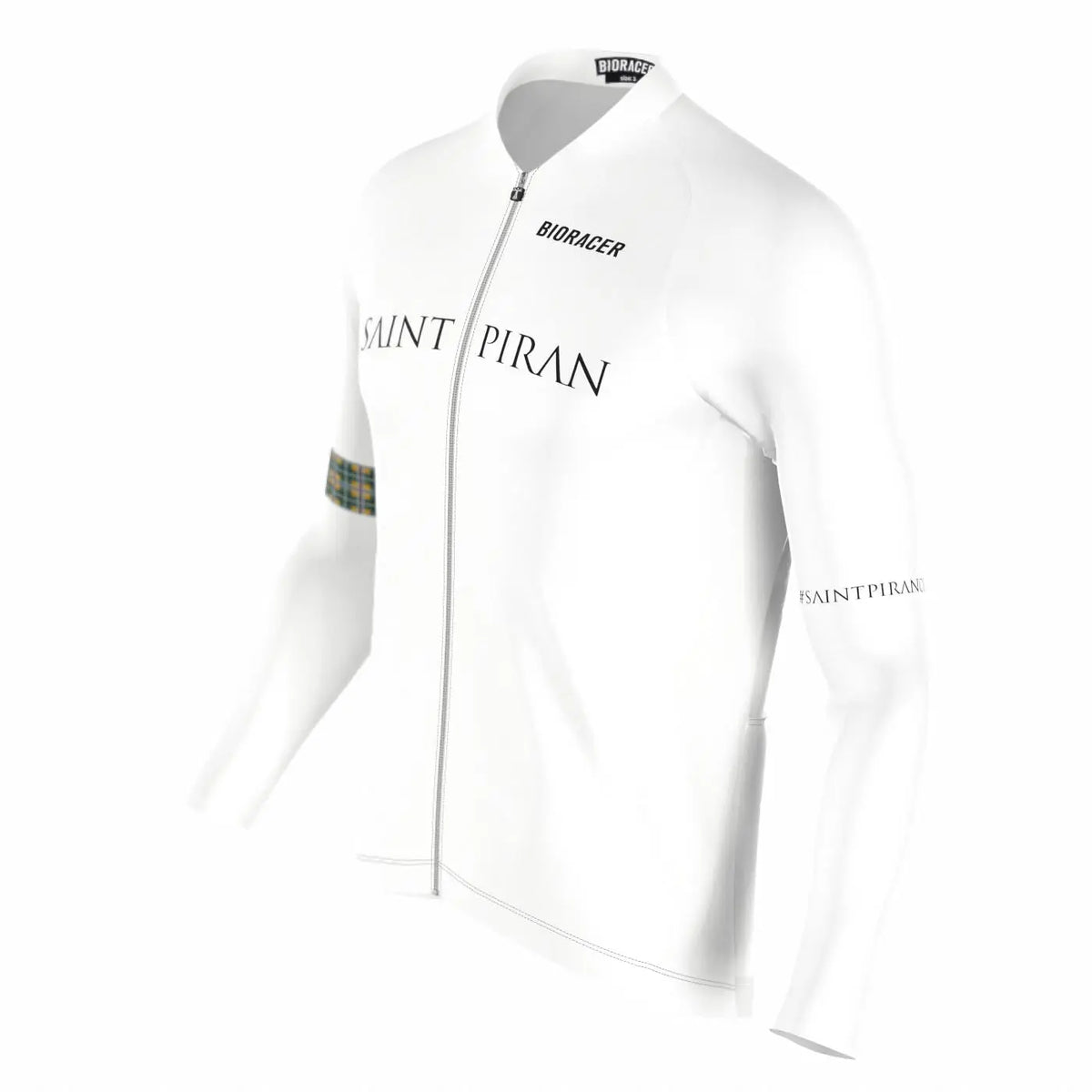 Saint Piran Service Course long Sleeve Jersey Saint Piran 'OG' White Long Sleeve Jersey