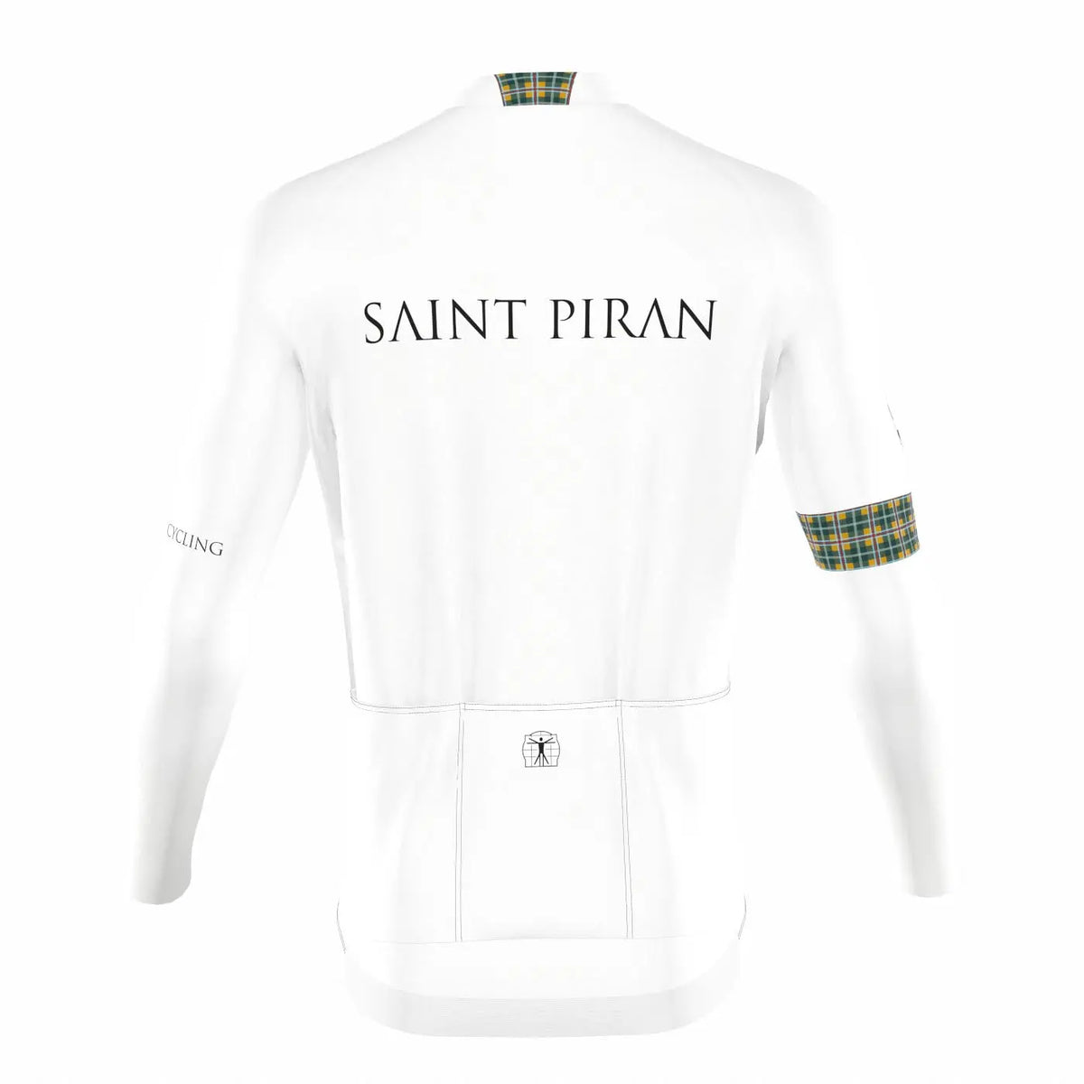 Saint Piran Service Course long Sleeve Jersey Saint Piran 'OG' White Long Sleeve Jersey