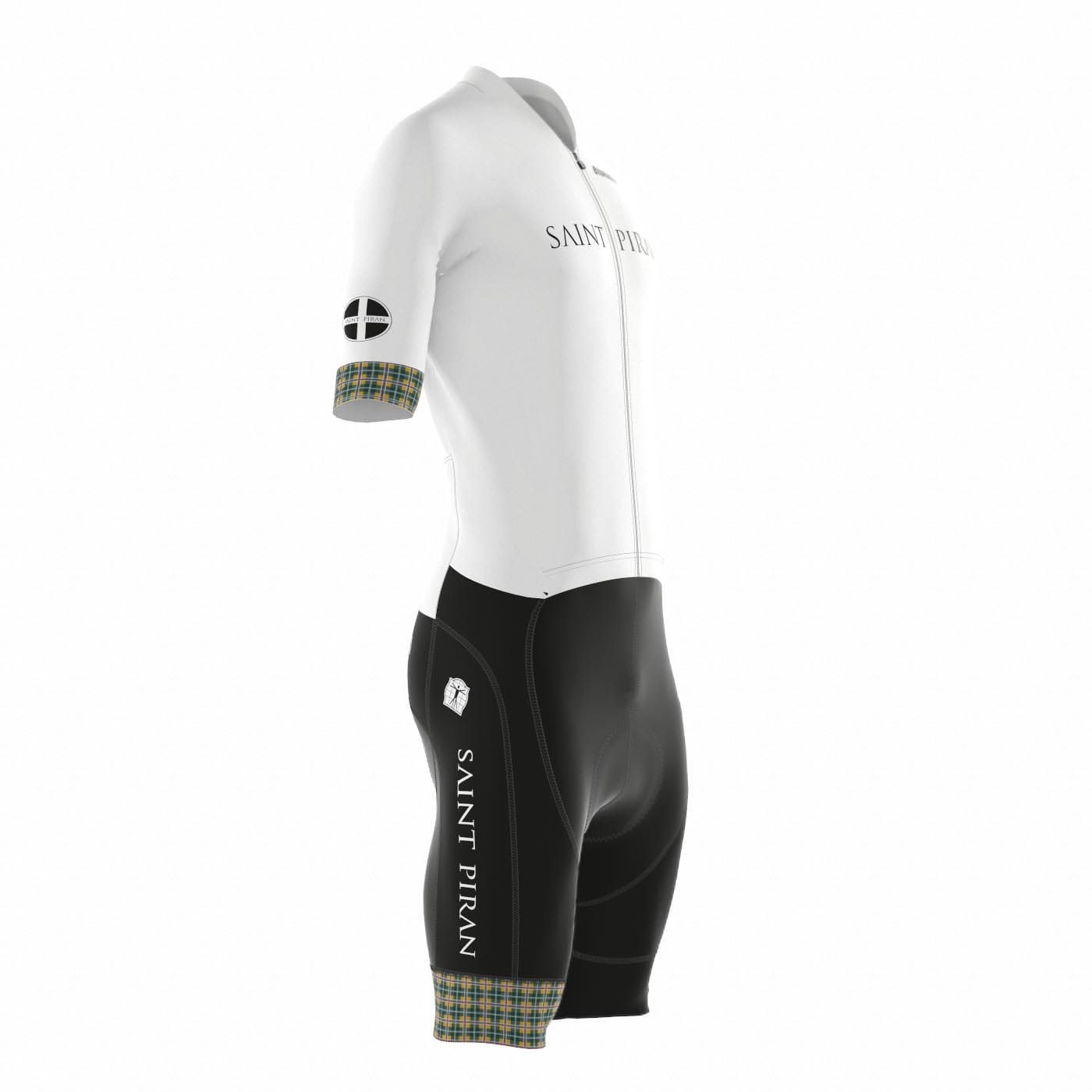 Saint Piran Service Course Race Suit Saint Piran 'OG' White - Road Race Suit