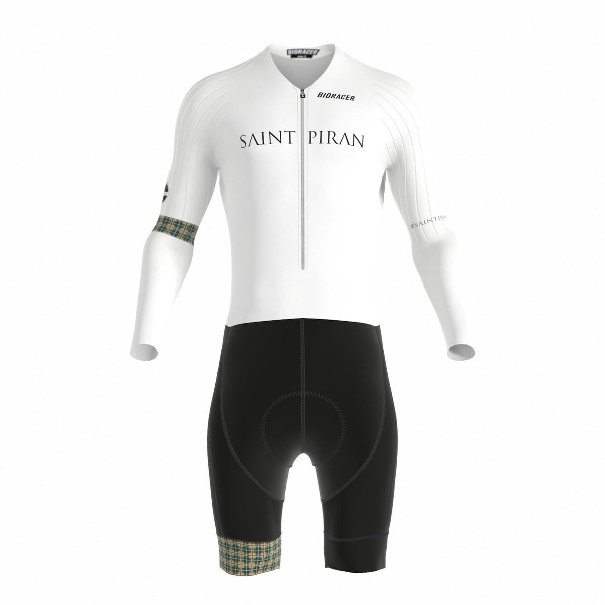 Saint Piran Service Course Time Trial Suit Saint Piran 'OG' White Time Trial Suit