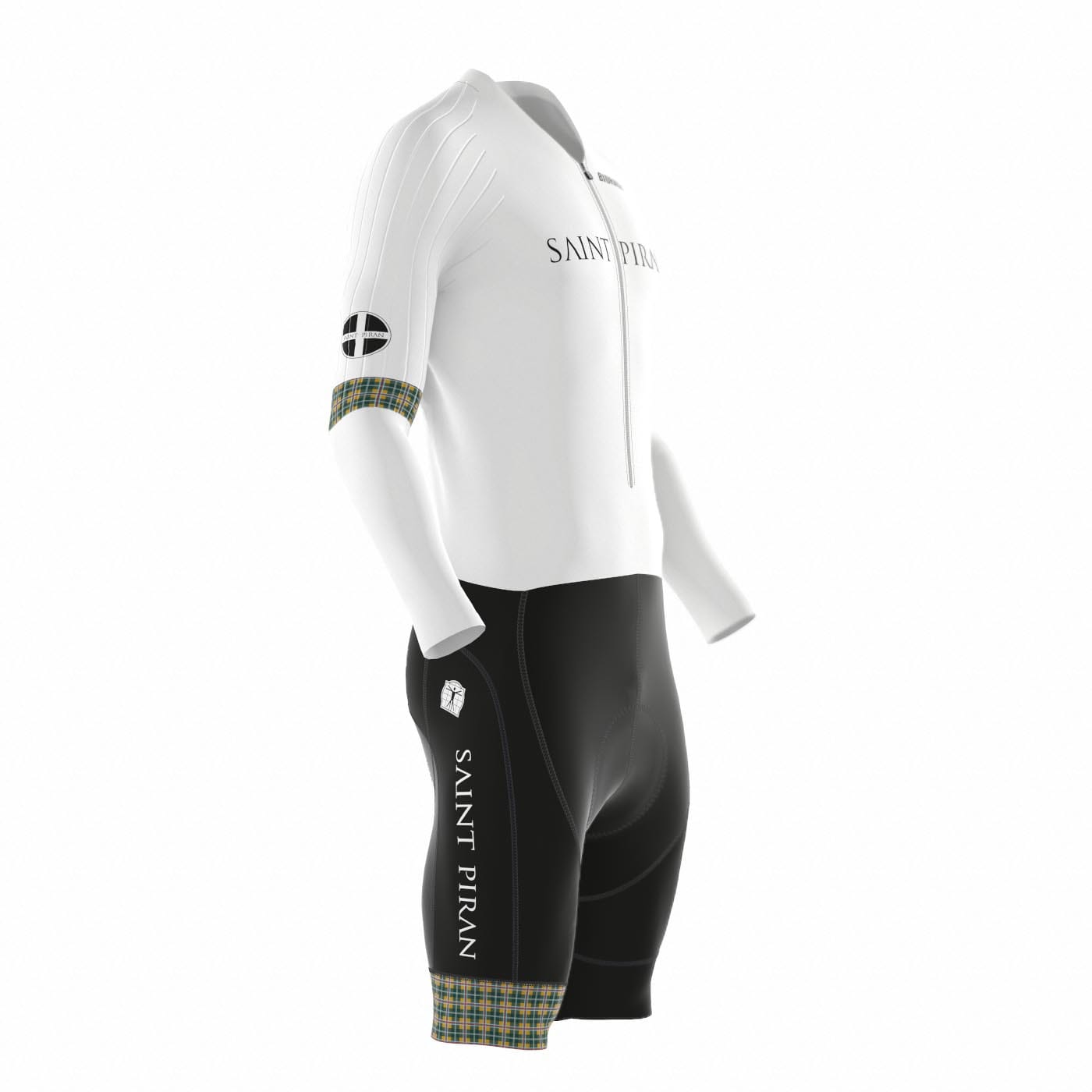 Saint Piran Service Course Time Trial Suit Saint Piran 'OG' White Time Trial Suit